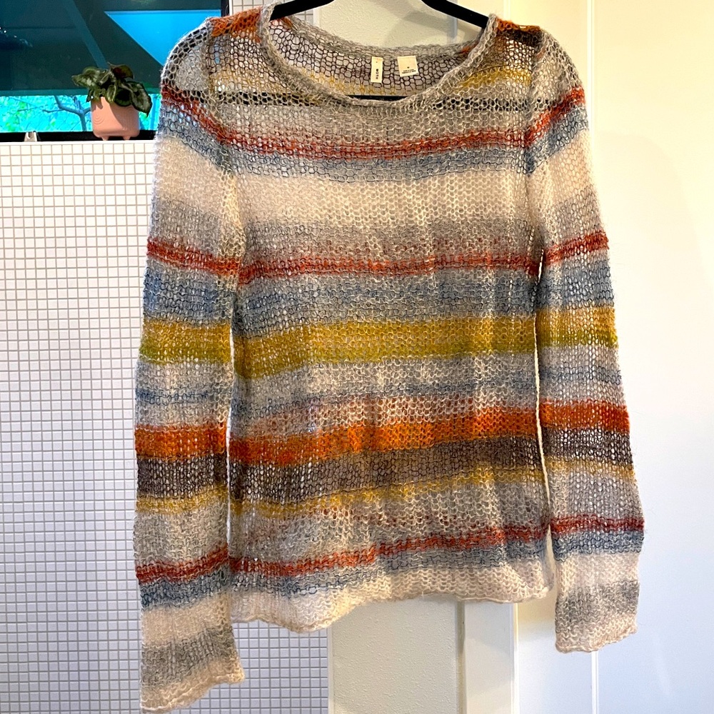Moth open knit sweater